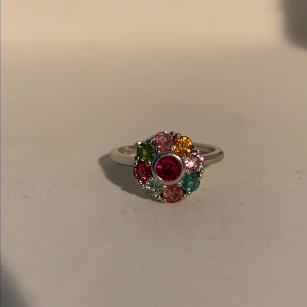 Tourmaline Spinner Ring last pic shows stones twirl